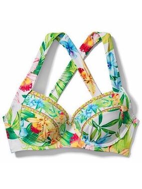 Tommy Bahama Orchid Garden Underwire Crossback Bra, 34B